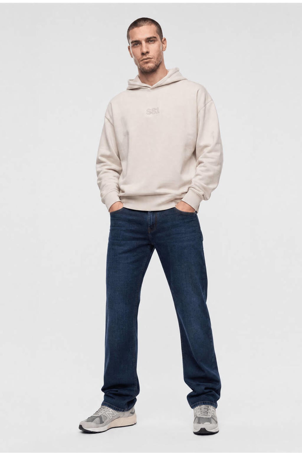 Shoeby relaxed fit hoodie - lichtgrijs