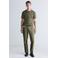 Mango Man regular fit pantalon - donkergroen
