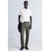 Mango Man slim fit casual broek - kaki