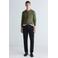 Mango Man slim fit casual broek - zwart