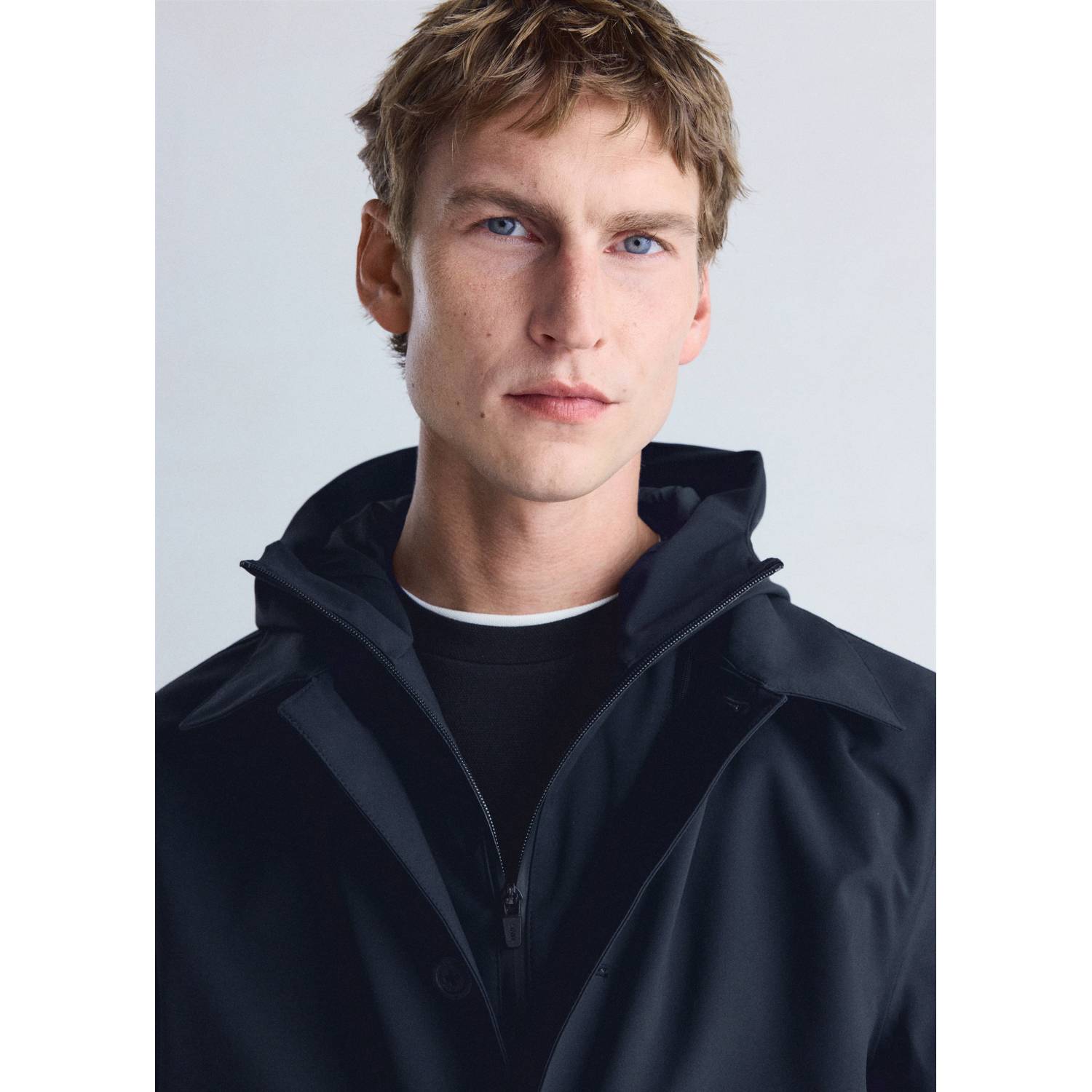 Mango Man parka donkerblauw