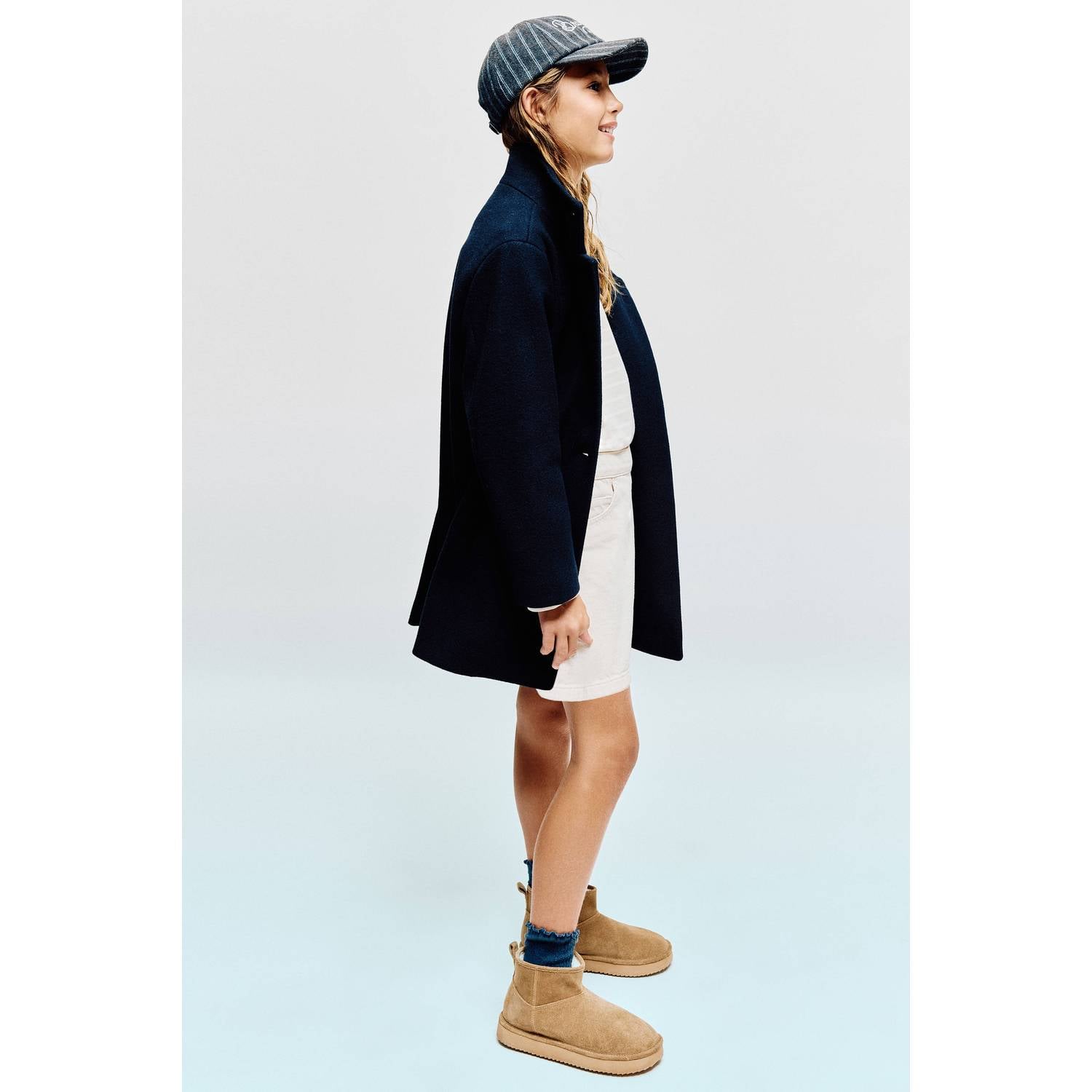 Mango Kids manteljas donkerblauw
