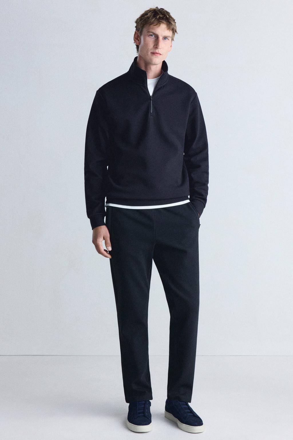 Mango Man regular fit sweater - marine
