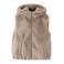 Mango Kids teddy bodywarmer - middenbruin
