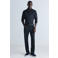 Mango Man slim fit zakelijk overhemd - marine