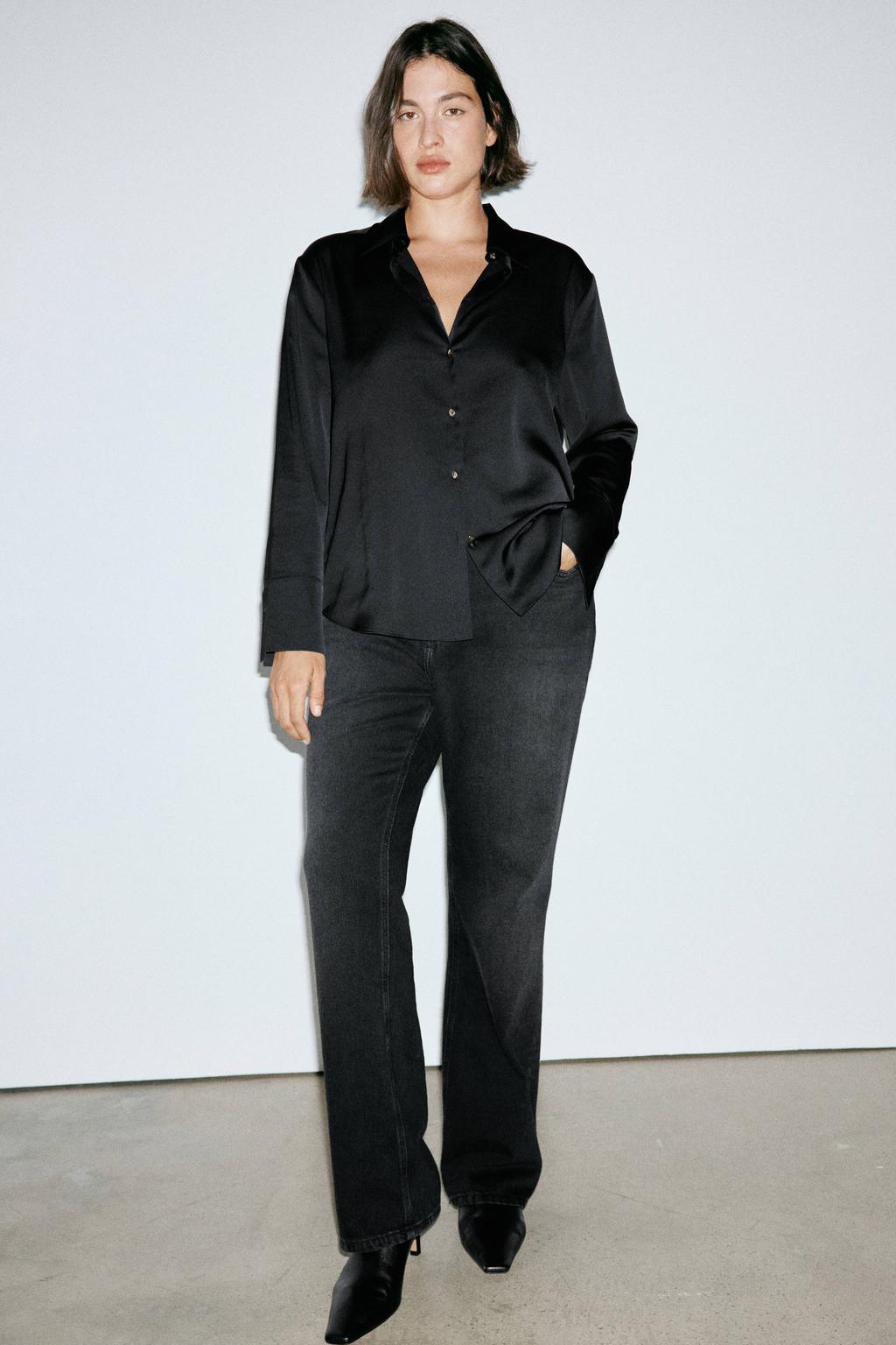 Mango blouse - zwart
