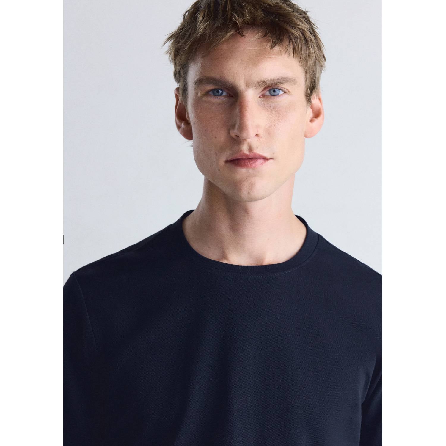 Mango Man regular fit T-shirt marine
