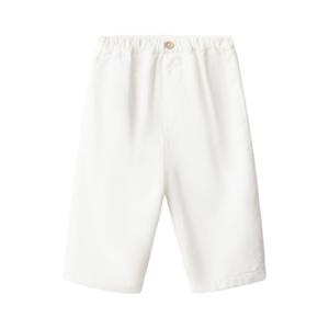corduroy babybroek - wit