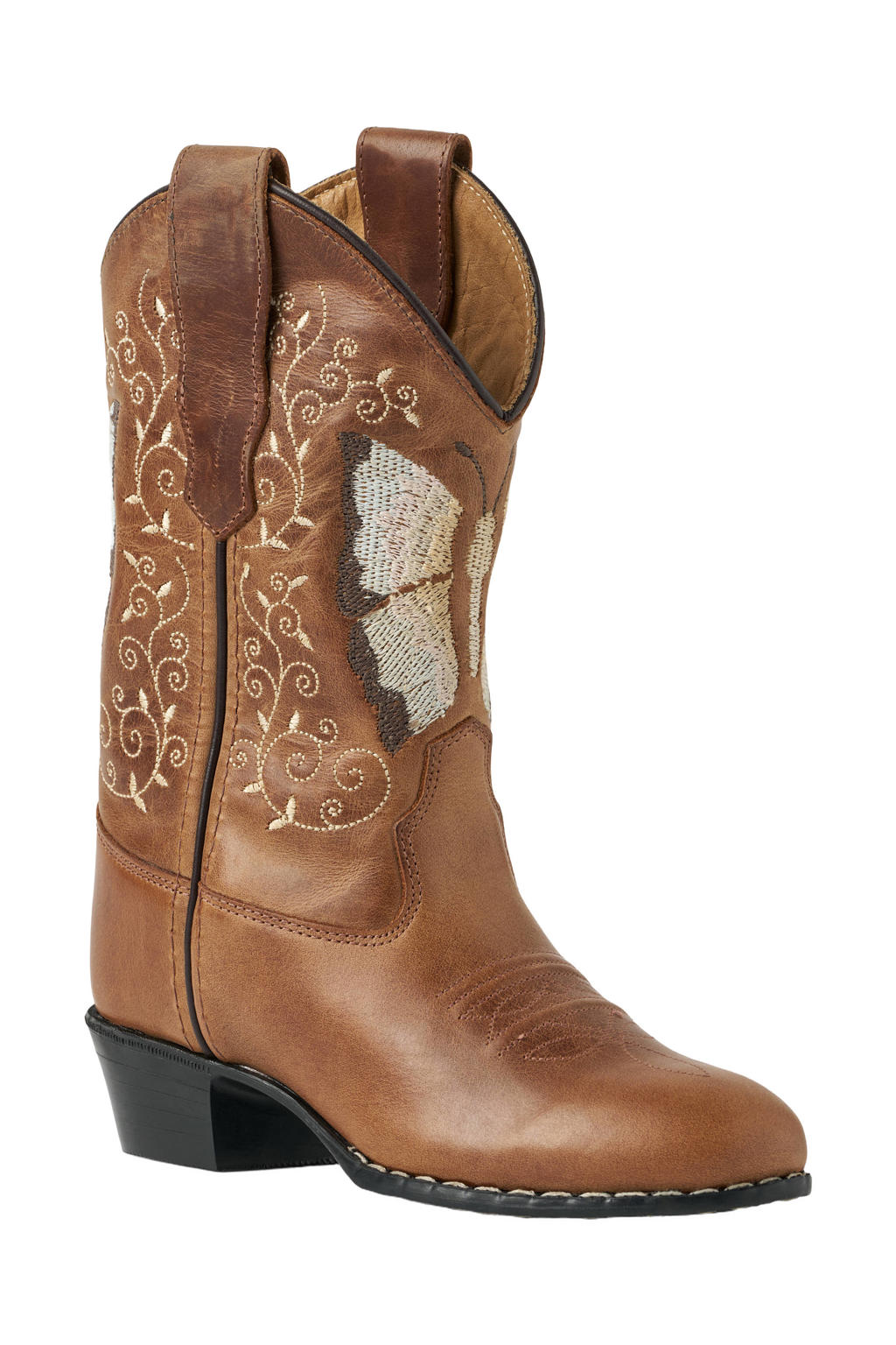Copenhagen Colors western leren laarzen - cognac