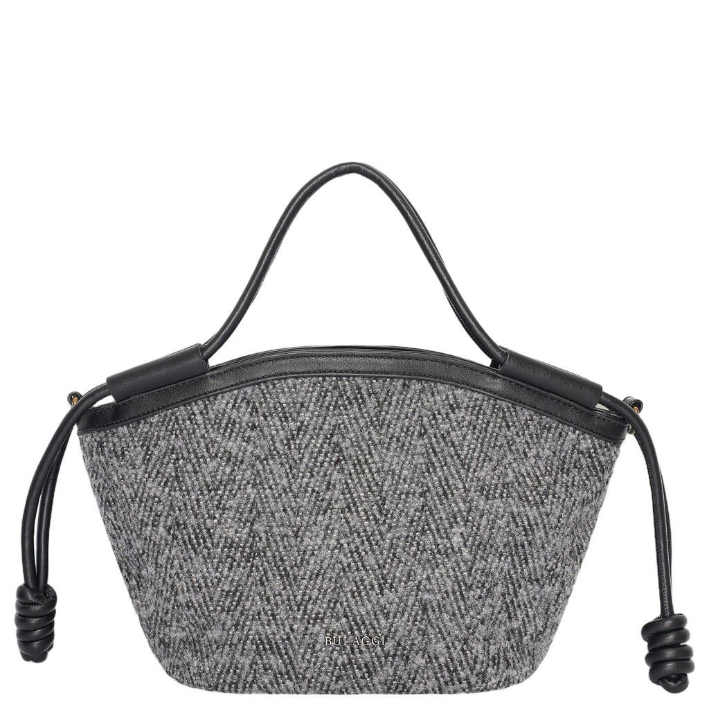 Bulaggi shopper Herringbone zwart