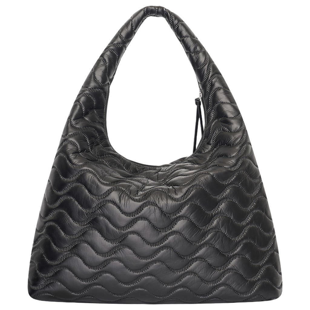 Bulaggi schoudertas Waves XL hobo zwart
