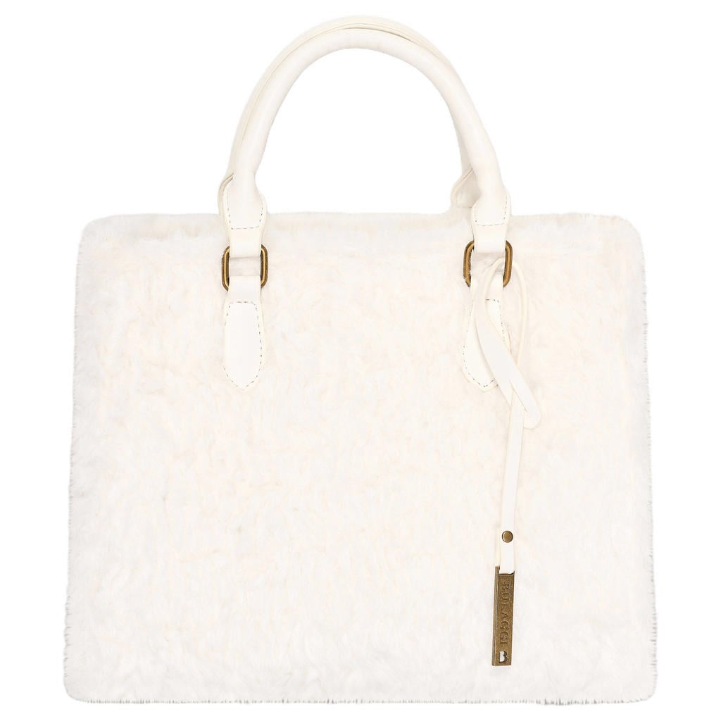 Bulaggi shopper van imitatiebont crème