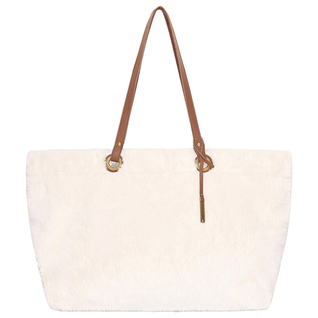 Bulaggi shopper van imitatiebont Sunny crème
