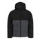 JACK & JONES ESSENTIALS quilted pufferjas - asphalt/zwart