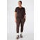 MS Mode sportshirt - donkerbruin