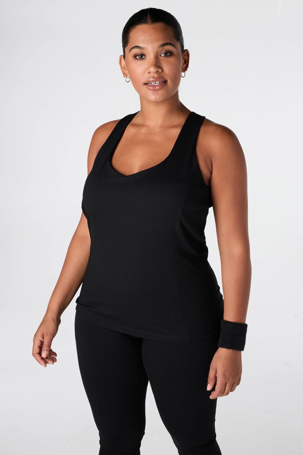 Zwarte dames MS Mode met effen