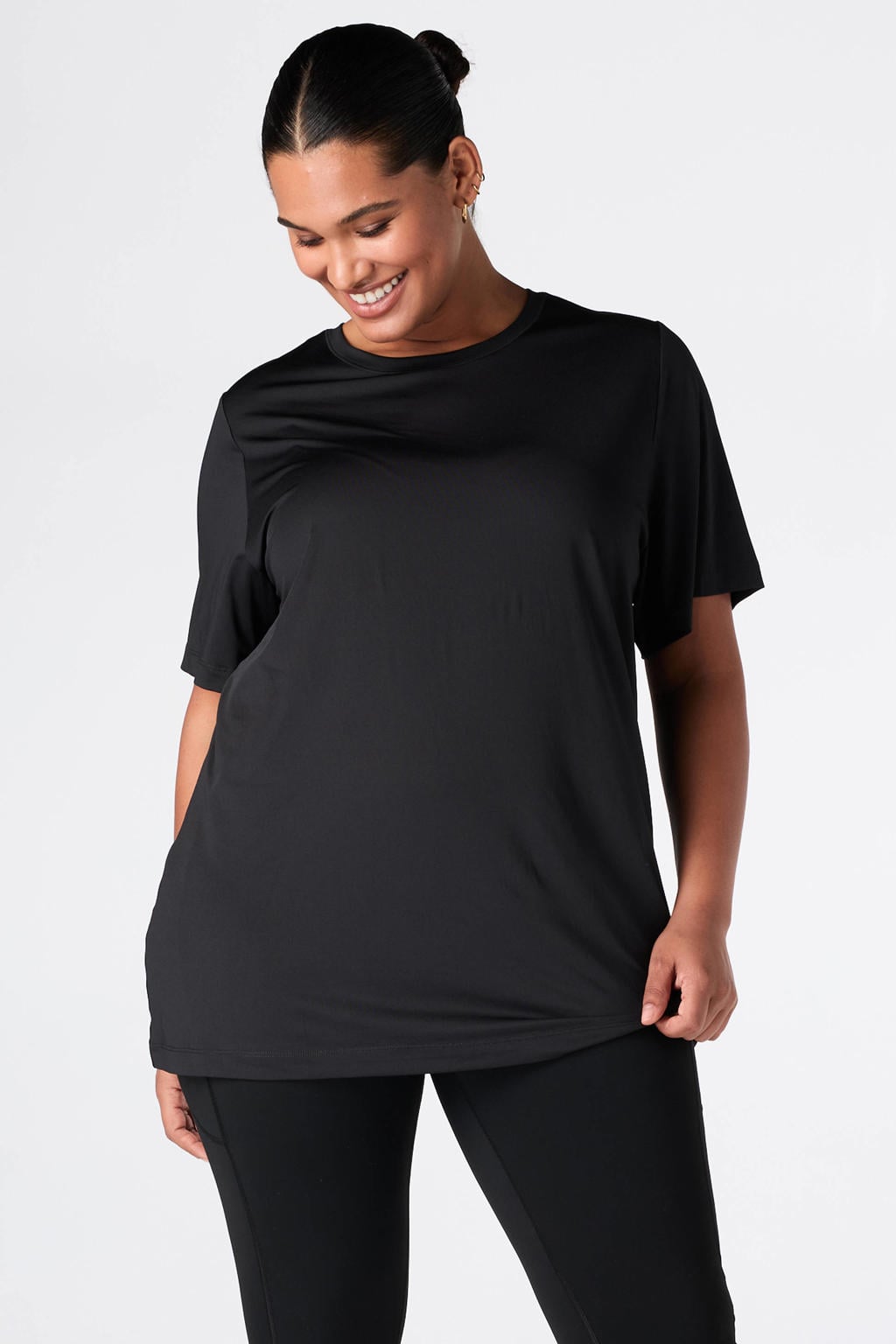 Zwarte dames MS Mode van polyester met effen