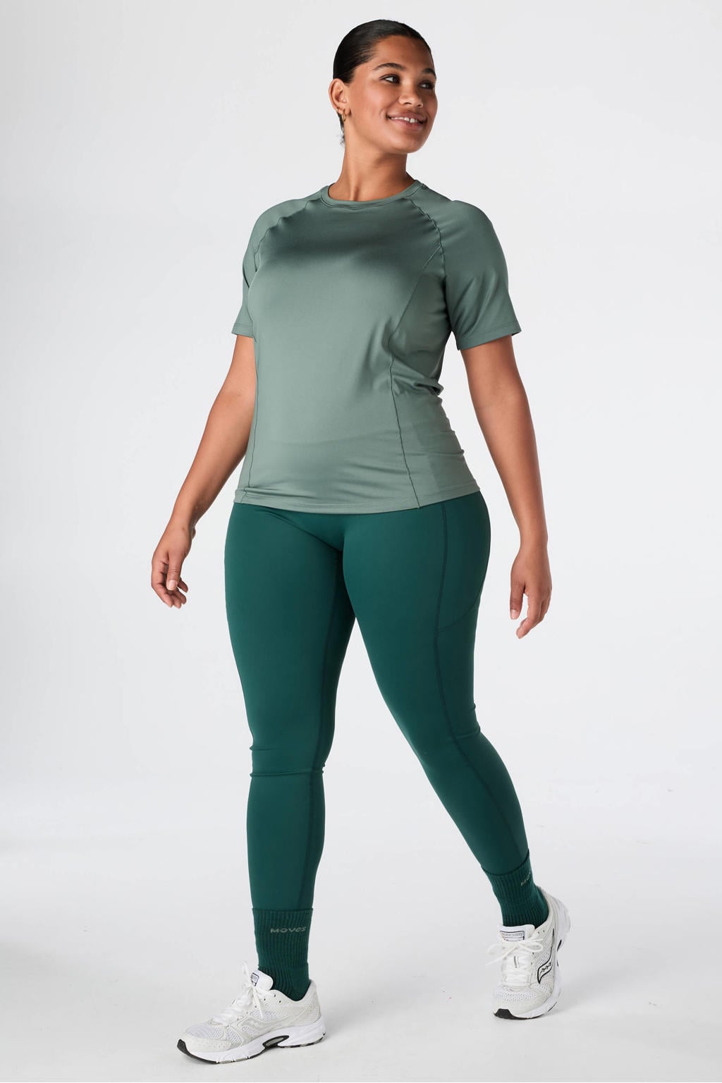 Groene dames MS Mode van polyester met effen