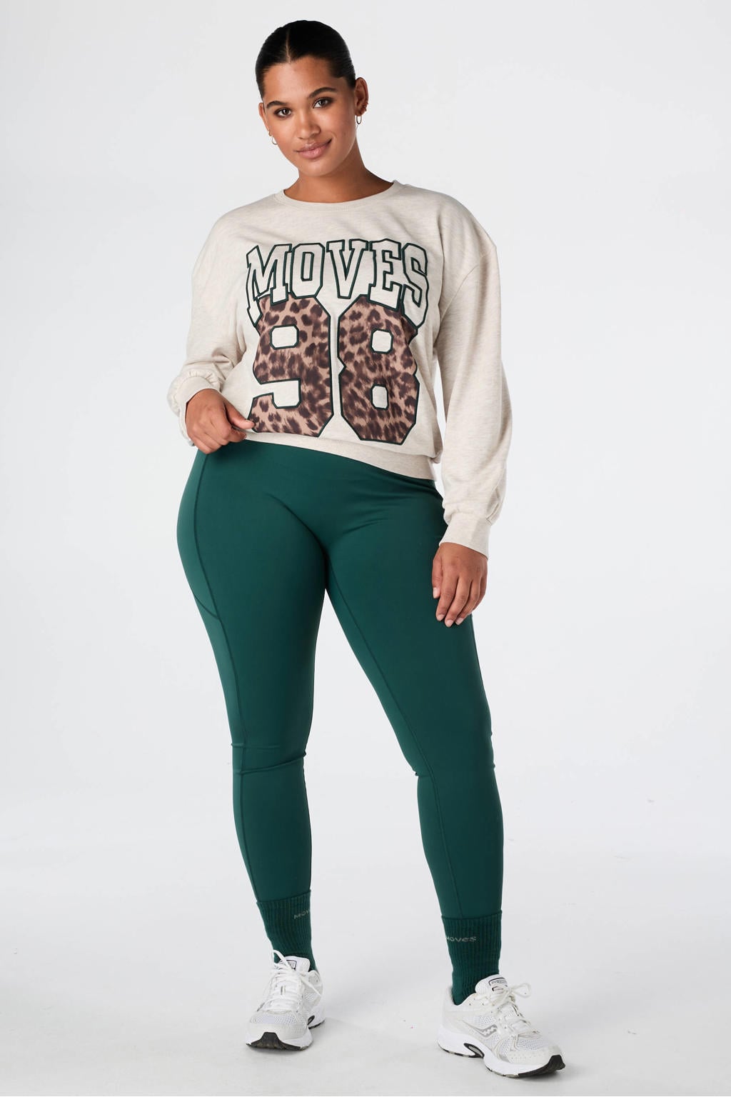 Ecru dames MS Mode van polyester met printopdruk