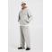 America Today boxy hoodie met borduursels - light grey