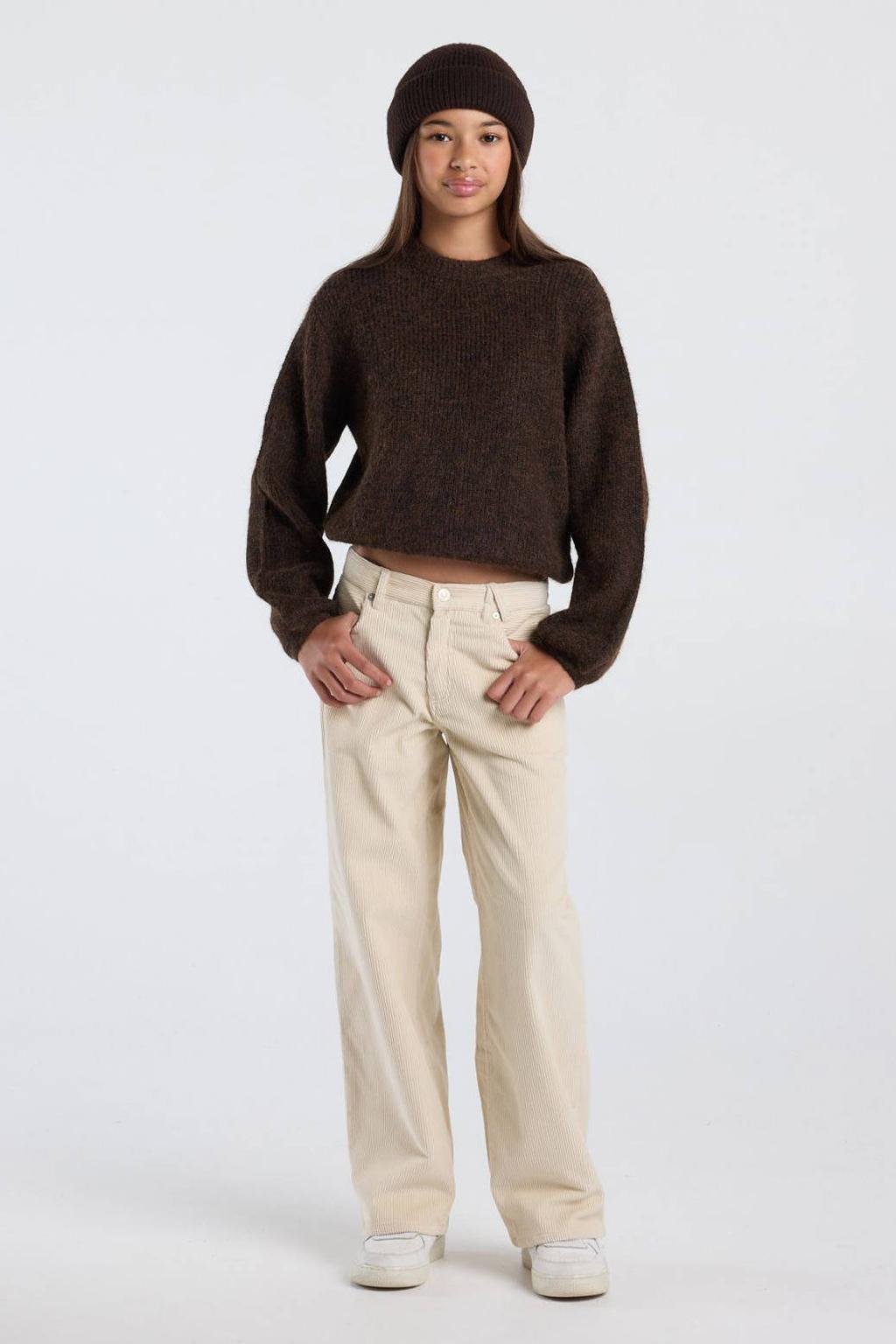 America Today corduroy casual broek - beige