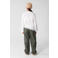 Shoeby high waist cargobroek - donkergroen