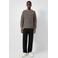 QS regular fit gebreide trui - bruin