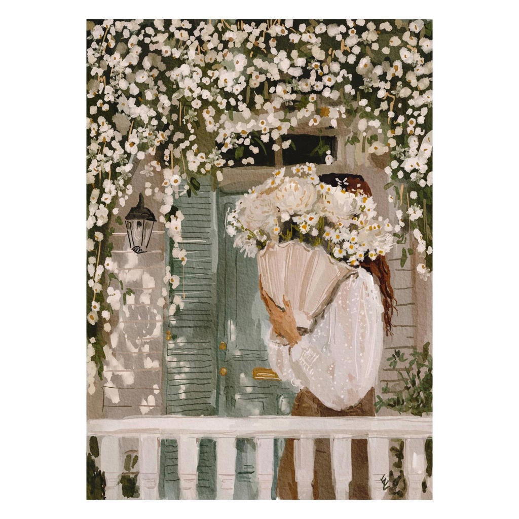 Poster & Frame Poster - Ekaterina Zagorska - White Spring -30x40