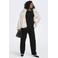 ONLY CARMAKOMA Plus Size faux fur manteljas met dierenprint - ecru