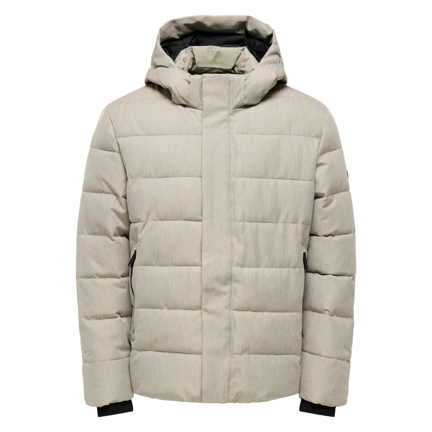 ONLY & SONS gewatteerde winterjas beige