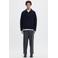 Selected wollen relaxed fit gebreide trui - donkerblauw