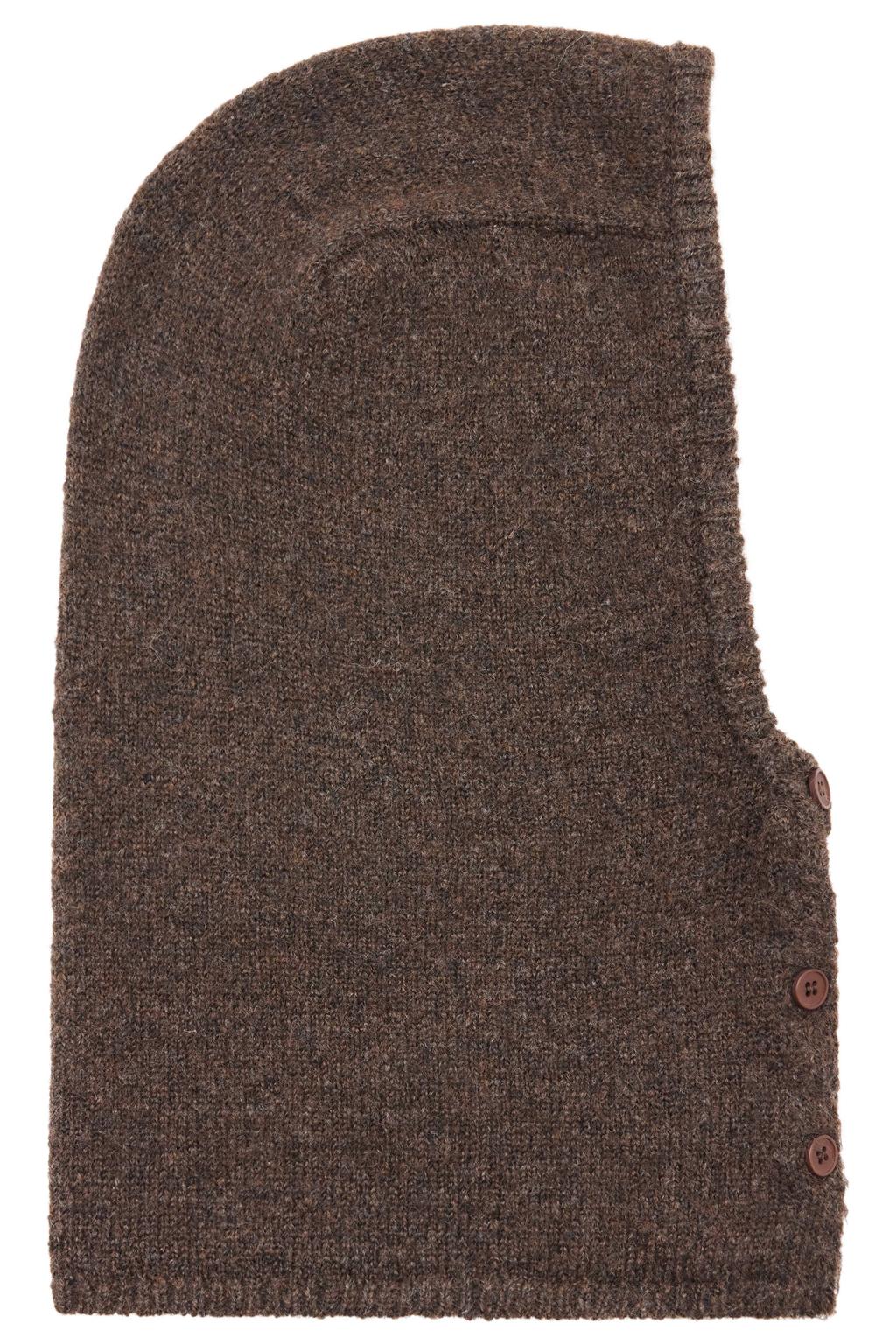 Mango balaclava donkerbruin