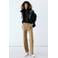 Mango flared jeans - cognac