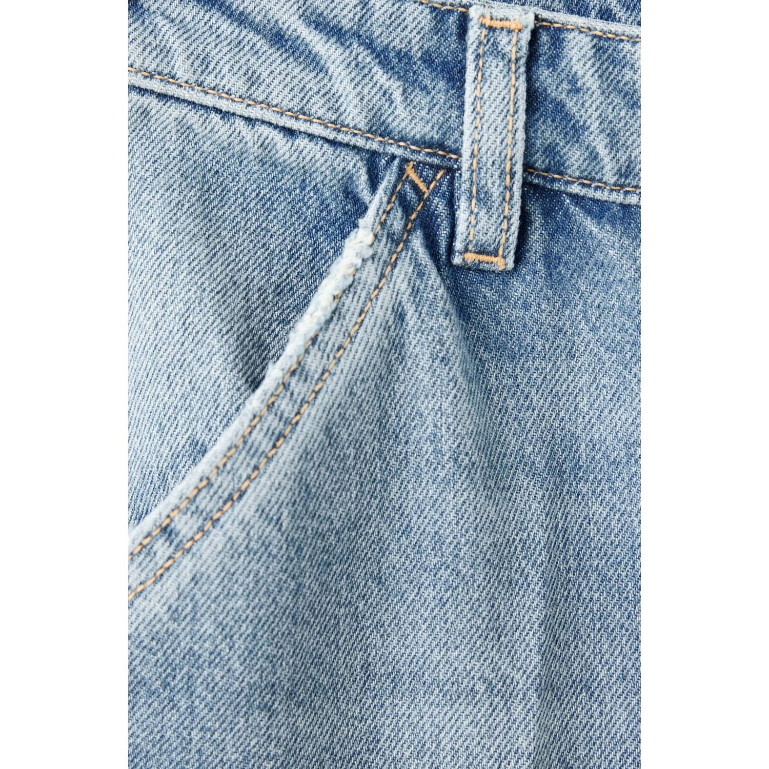Mango wide leg jeans medium blue denim