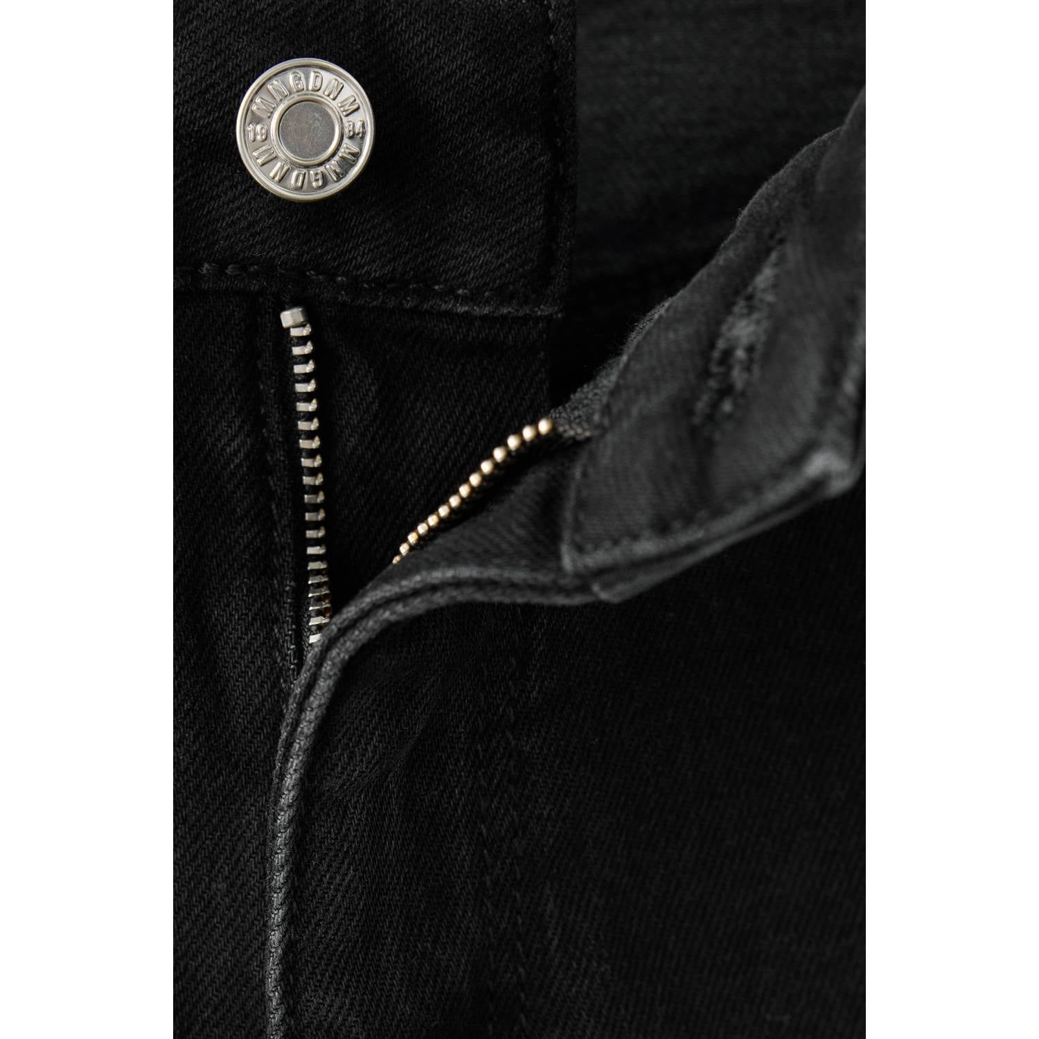 Mango flared jeans black denim