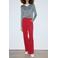 Mango straight leg jeans - rood