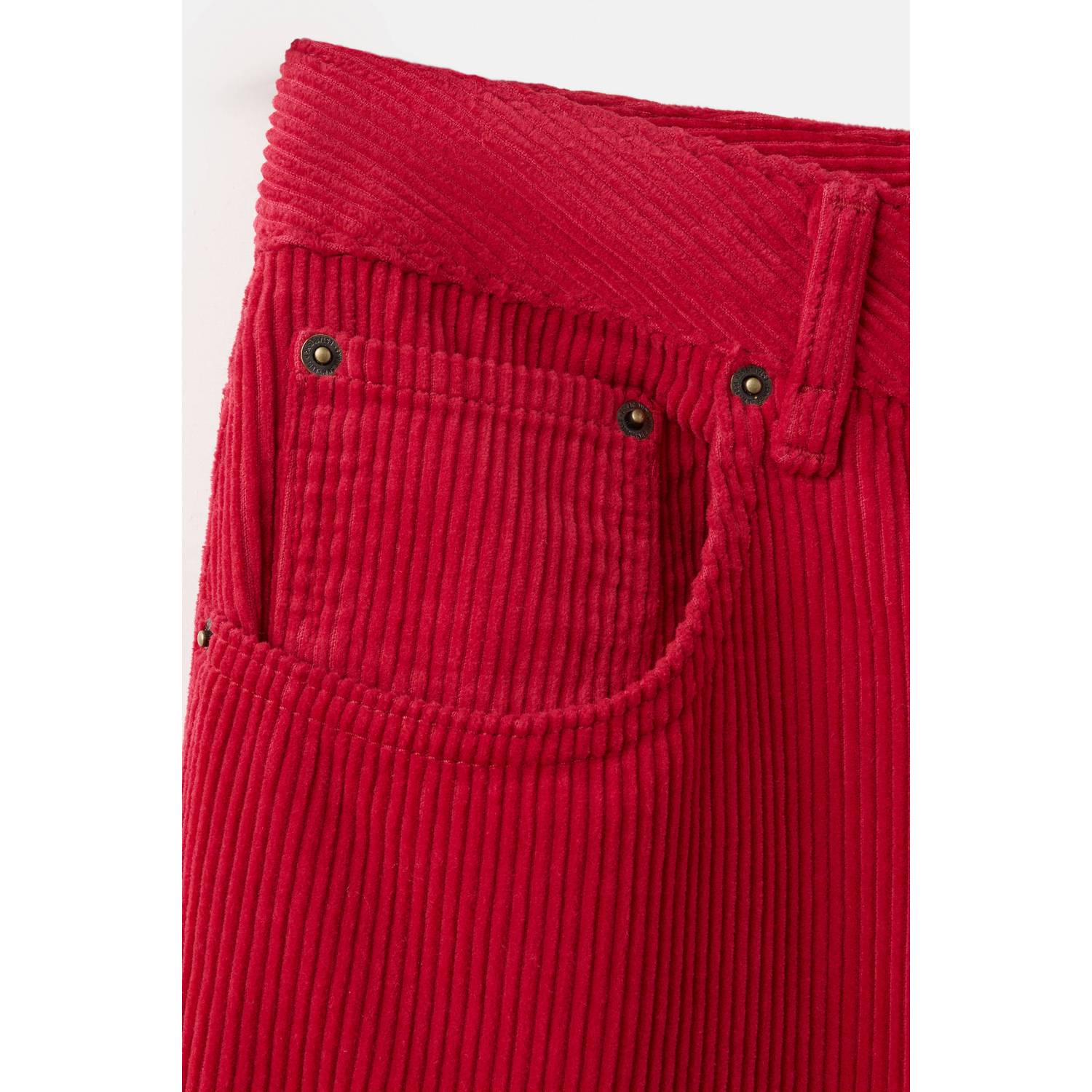 Mango straight leg jeans rood