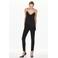 Mango asymmetrische top - zwart