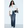 Mango flared jeans - donkerblauw denim