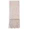 Mango sjaal met franjes beige