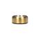 Designed by Lotte rvs eetbak hond Noar goud 19,5 cm