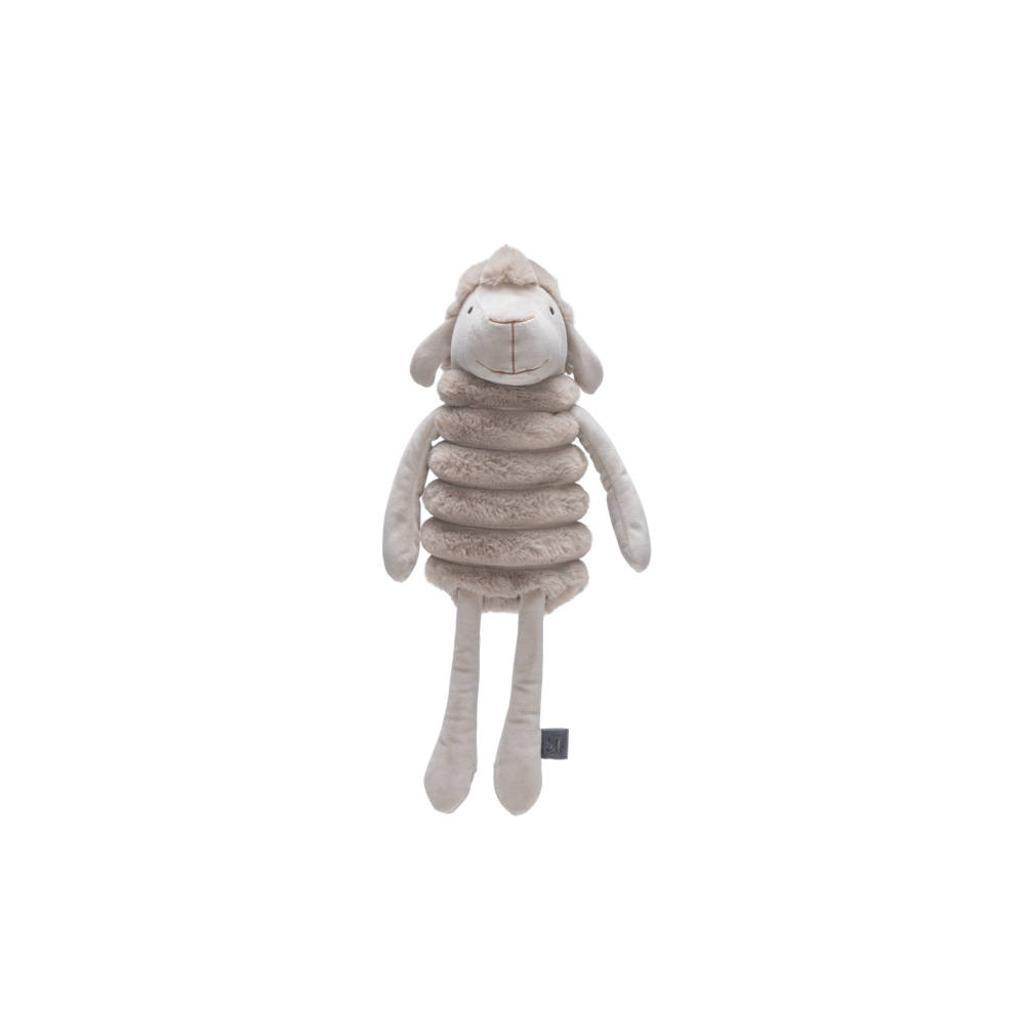 Designed by Lotte pluche hondenspeeltje Reza schaap beige 43 cm