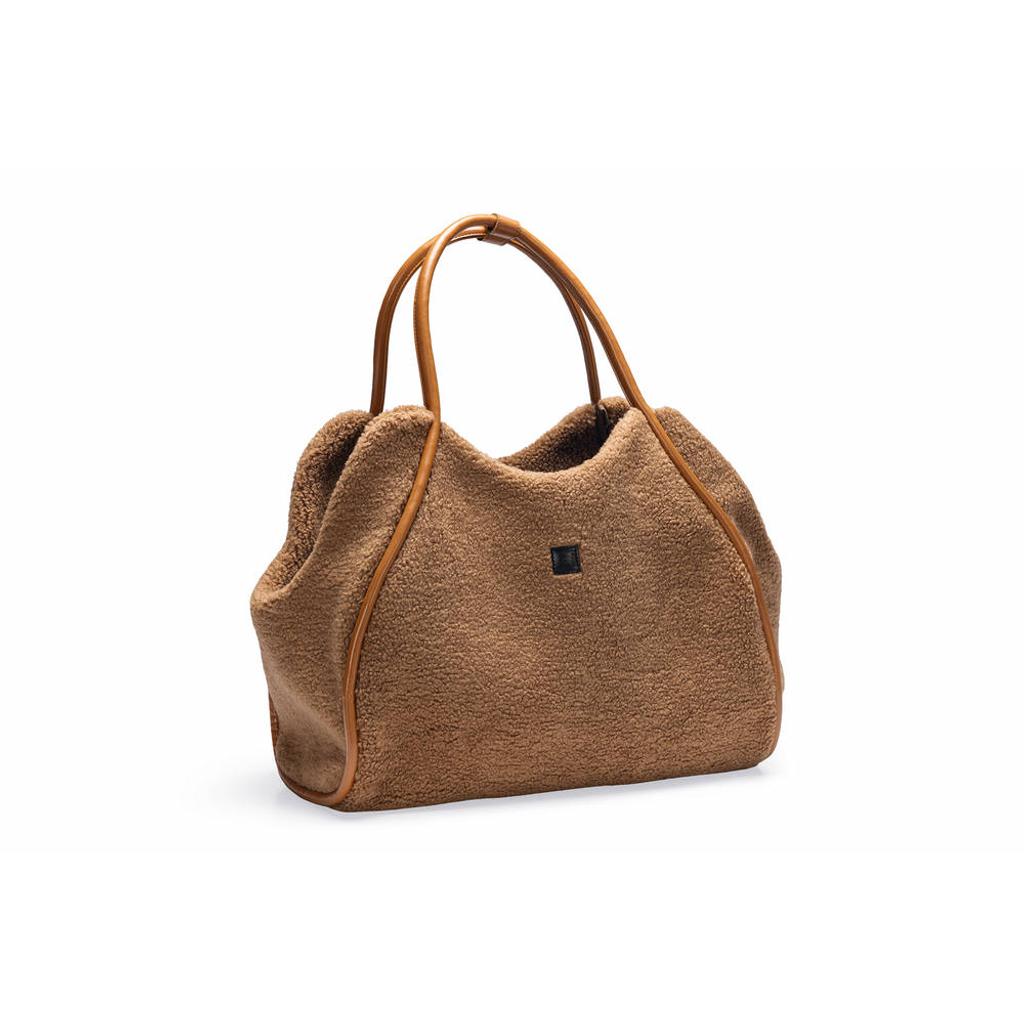 Designed by Lotte honden / katten draagtas Tebby cognac 43x18x35 cm