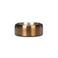 Designed by Lotte rvs eetbak hond Noar brons 19,5 cm