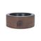 Designed by Lotte houten eetbak hond Milani zwart 14 cm