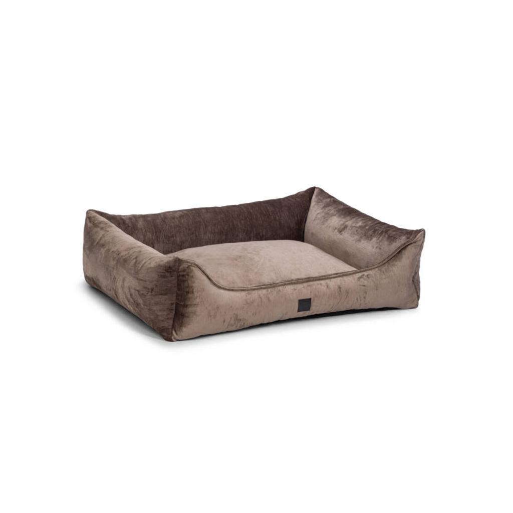 Designed by Lotte ortho honden ligbed Soft essence mokka 95x80 cm