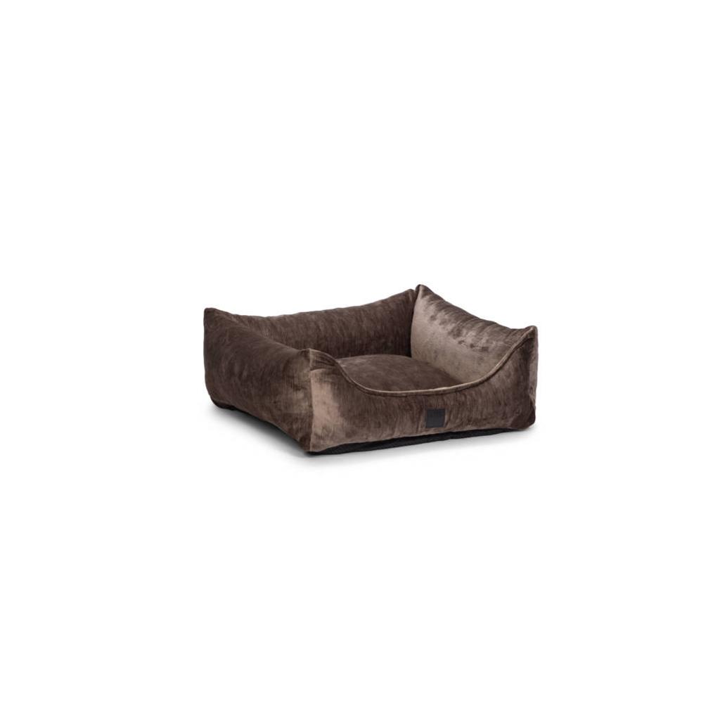 Designed by Lotte ortho honden/katten ligbed Soft essence mokka 65x60 cm