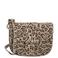 Charm leren tas met dierenprint - meerkleurig