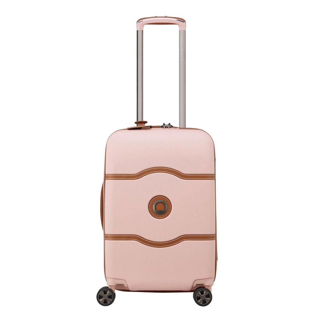 Delsey koffer 55 cm - roze