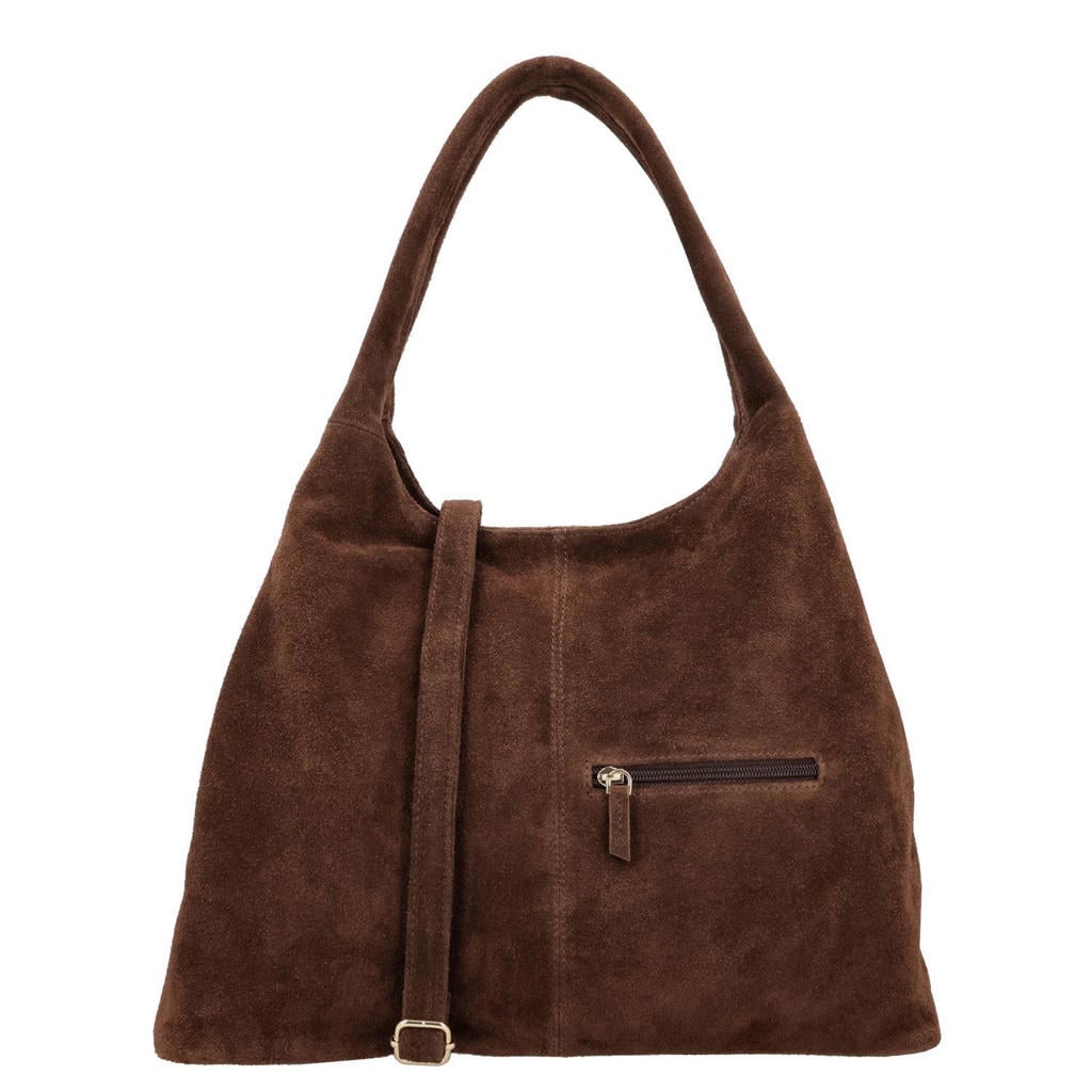 Charm leren tas - bruin